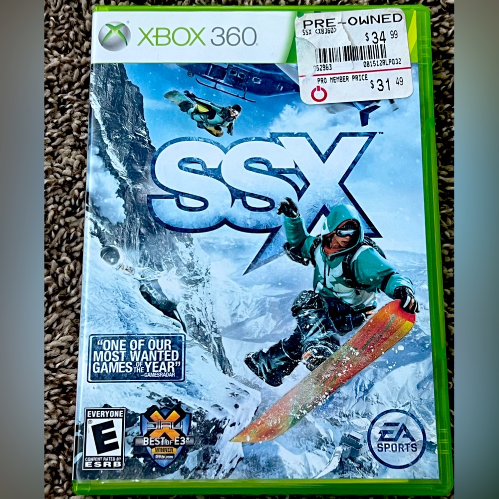 🛍️ 5/$25 - SSX for Xbox 360 Video Game